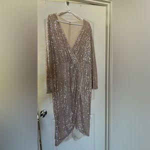 Baltic Born Poland Sequin Midi Dress